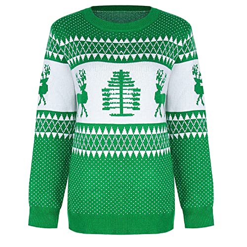 Suéter feminino de inverno de Natal, de manga comprida, adequado para a pele, para festa diária form