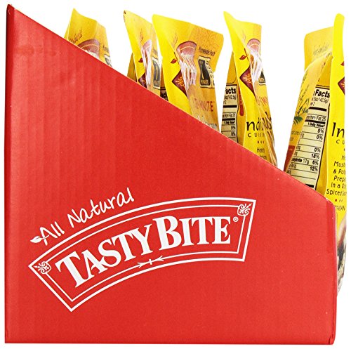 Tasty Bite Indian Entree Mushroom Masala 10 Ounce, Fully Cooked Indian Entrée With Mushrooms & Potatoes & Brown Rice Lentil 8.8 Ounce, Whole Grain Brown Rice With Savory Lentils And Herbs #TOP2
