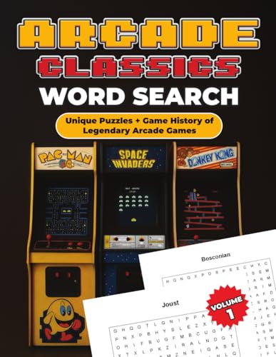 ARCADE Classics Word Search: Volume 1: 50 Unique Word Puzzles & G...