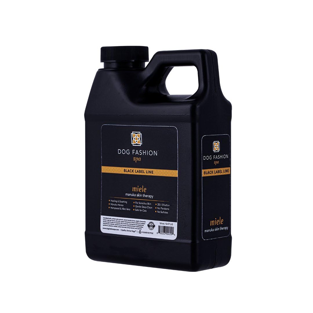 Dog Fashion Spa Manuka Honey Dog Shampoo – 16 oz | Soothing, Healing Dog Shampoo with Manuka Honey | Relieves Skin Irritations | Sulfate & Paraben Free | Made in USA