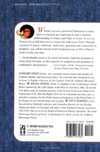 To Live as Francis Lived: A Guide For Secular Franciscans (The Path of Franciscan Spirituality)