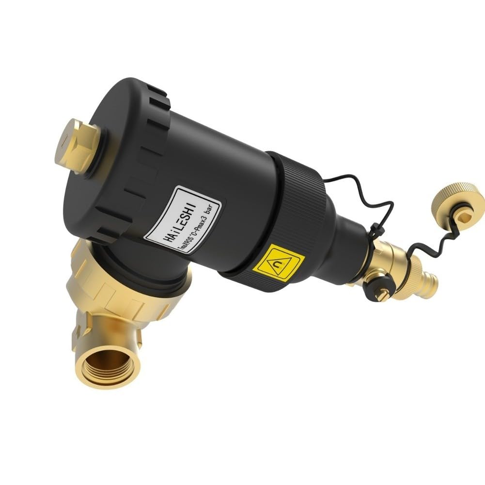 Magnetico per filtro acqua per sistemi di riscaldamento a pavimento pre-filtro, attacco filettato DN202532, maglia in acciaio inox, 01-016 MPa, 0-75