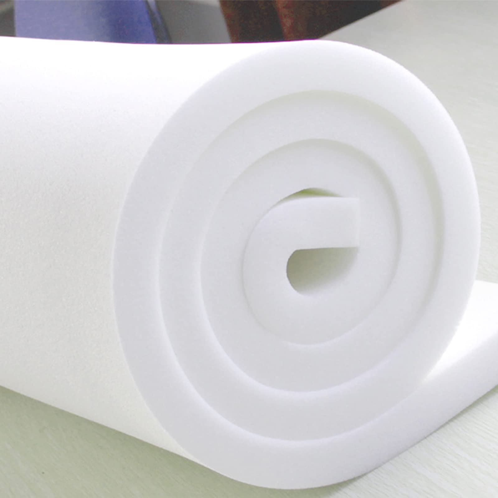 Espuma de asiento de tamaño personalizado, espuma de repuesto suave y firme para sofá, silla de comedor, cortada a cualquier tamaño de espuma de tapicería interior y exterior