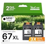 Valuetoner 67XL Black Ink Cartridge Repl...