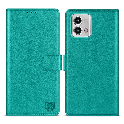 Protection Moto G Stylus 5G 2023 étui portefeuille bleu béquille rabat RFID