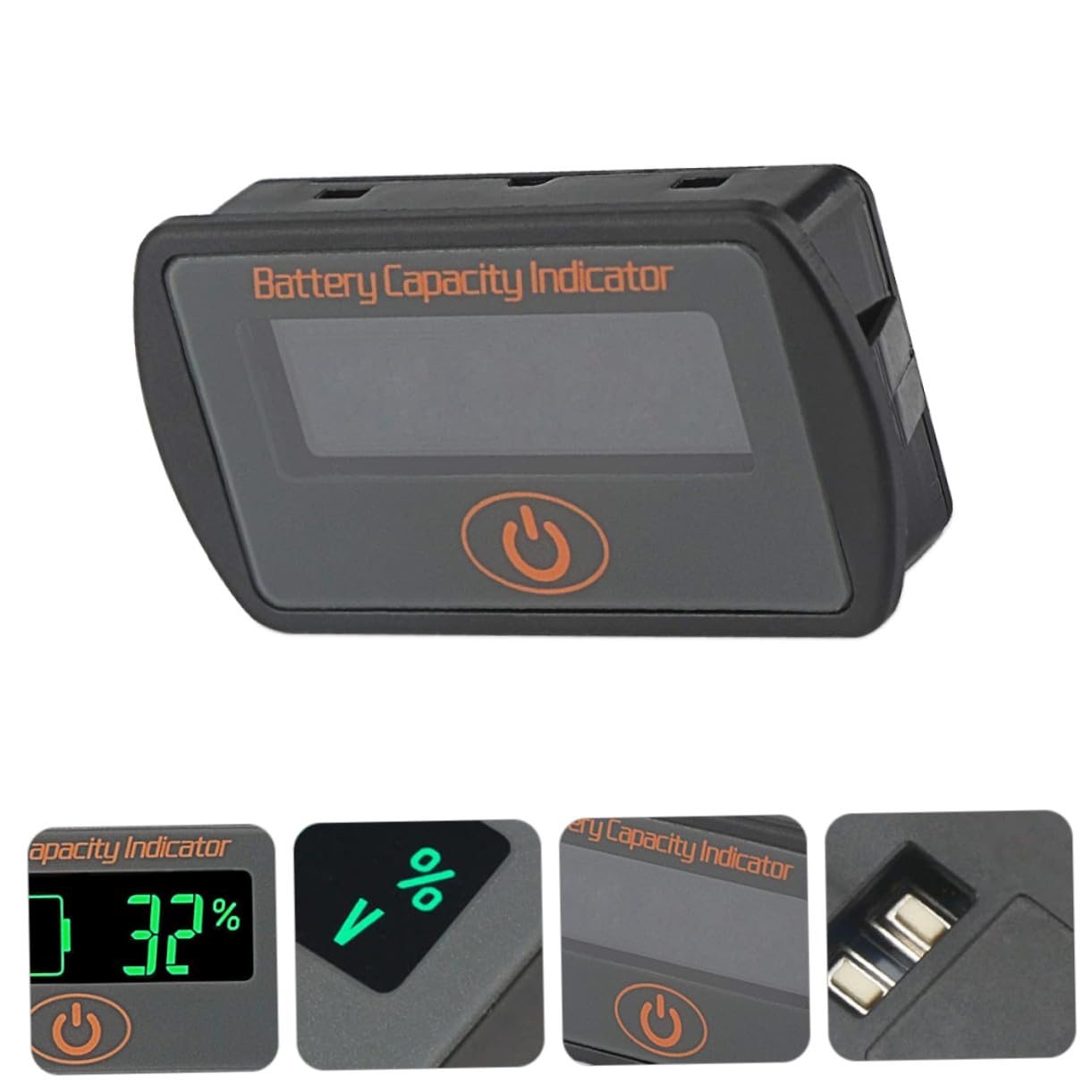 Comprobador de Batería Digital Mide Voltaje de 12v a 60v Pantalla Lcd y Retroiluminación Compatible de 2 a 16 Celdas para Vehículos