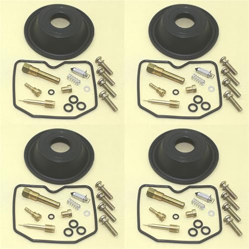Kit carburateur GSF650 étanchéité parfaite membrane piston flotteur Bandit 2004-2005 4pcs
