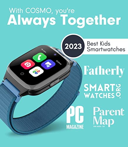 Jrtrack Cosmo 2 Se Smart Watch For Kids | 4G Phone Calling & Text Messaging | Sim Card & Flexible Data Plans | Gps Tracker Watch For Kids | Children’s Smartphone Alternative (Blue) #TOP1