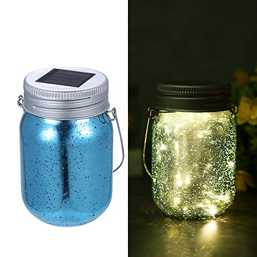 Andoer Luz com energia solar Luz solar em forma de garrafa para lâmpada de decoração de pátio de jar