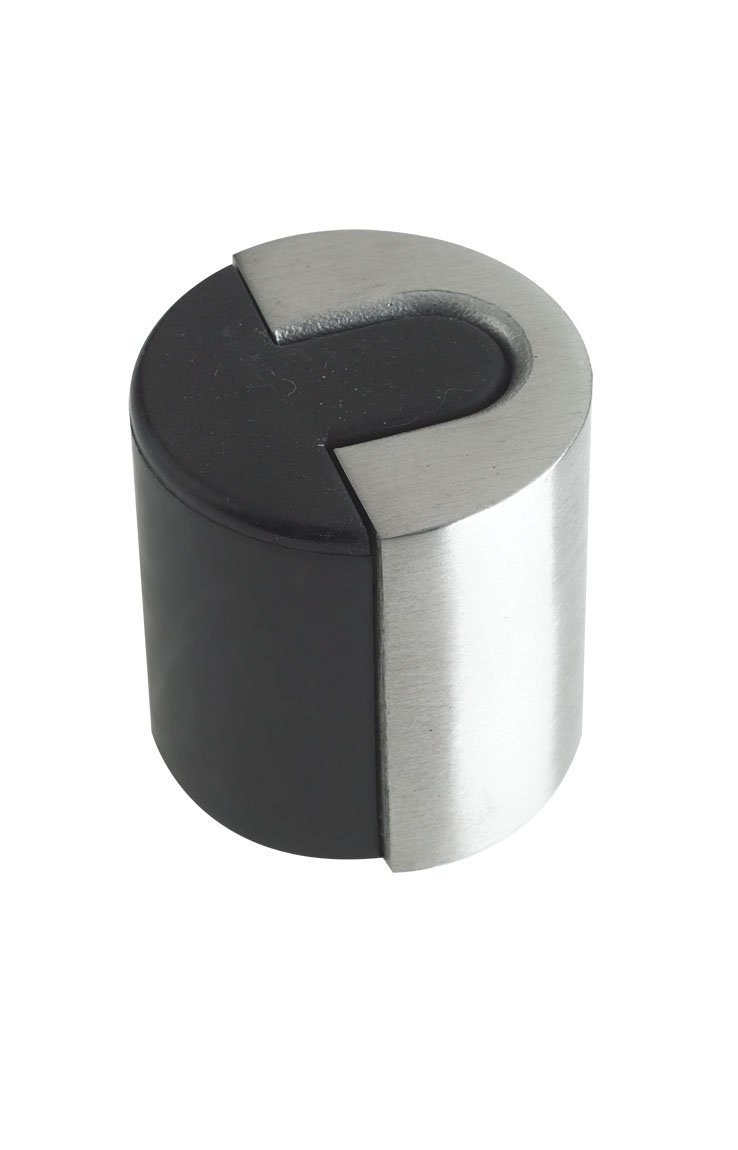 Zoo Hardware Satin Stainless Steel Zas86ss Door Stop Floor Mounted Large Round 40Mm Dia From The Door Handle Store