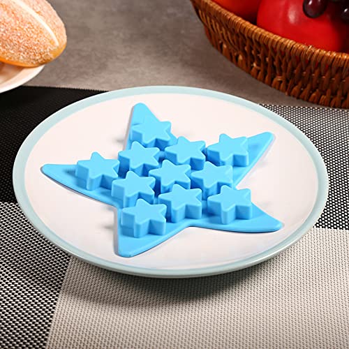 Molde de silicona para hielo en forma de estrella miniatura 5