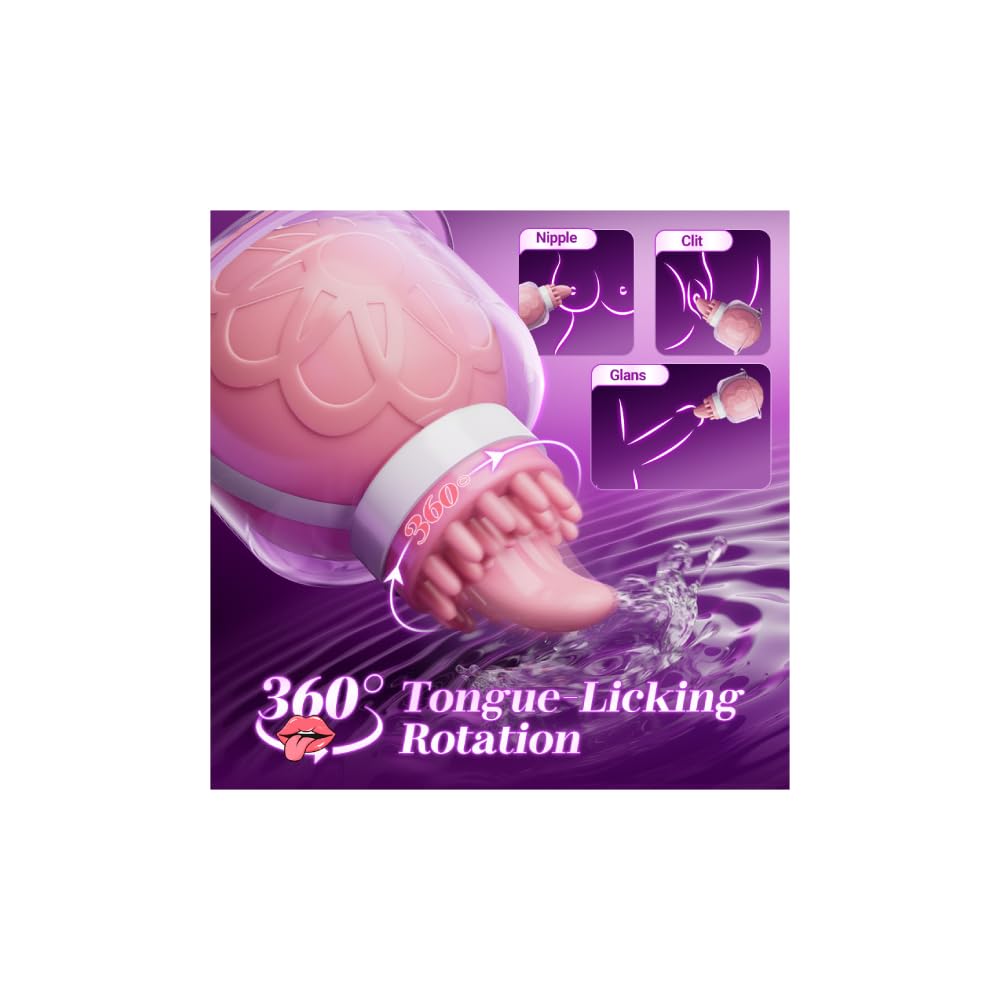 Sex Toys Nipple Toys 4-in-1 Nipple Vibrator Sex Toy Women 10 Powerful Rotation Modes, Adult Toys juguetes sexuales Sex Toys Vibrating Rose Nipple Clamps Adult Sex Toy for Women Couples