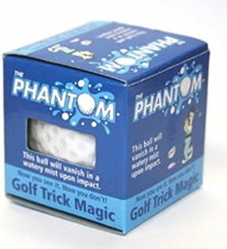 Novedosos regalos de broma Deportes El fantasma desapareciendo pelota de golf Truco por The Trick Golf Ball Co