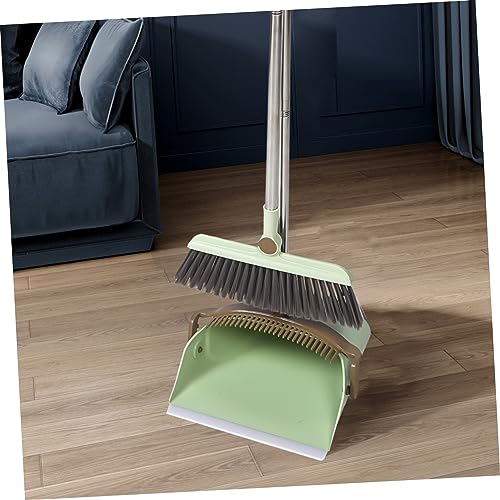 PACKOVE 1 Satz Besen und Kehrschaufel Set Multifunktionales Reinigungsset mit Windschutz Ergonomischer Langlebige Materialien für Effektives Kehren und Einfache Handhabung für Garten – Bild 7