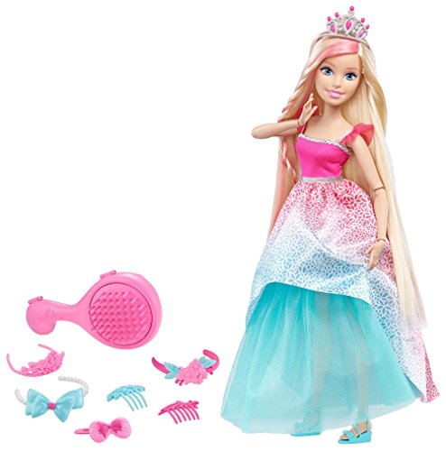 Barbie Dreamtopia Princess Doll, Pink/Blue