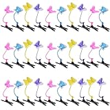 30 Pcs Bean Sprout Hair Clips Mixed Style Plant Hairpins Flower Plant Hair Clip Little Grass Barrette Butterfly Headwear Hair Accessories for Women Girl School Home Party Christmas