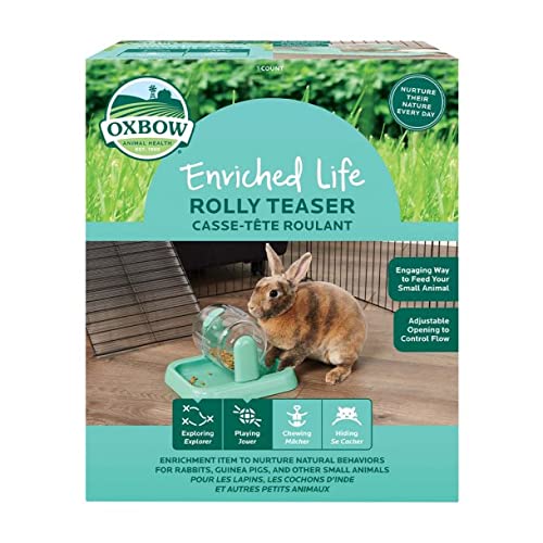 Oxbow Enriched Life Rolly Teaser Engaging Way To Feed Your Small Animal Cover