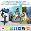 Feiyutech SCORP Mini 3 Kit [OFFICIAL] AII-IN-ONE 3 Axis Gimbal Stabilizer for Mobile Phone/Mirrorless/Action Camera,Smartphone,2KG(4.4 lbs) Payload,AI Tracking 4.0,Phone Clamp with Cooling Fan #4