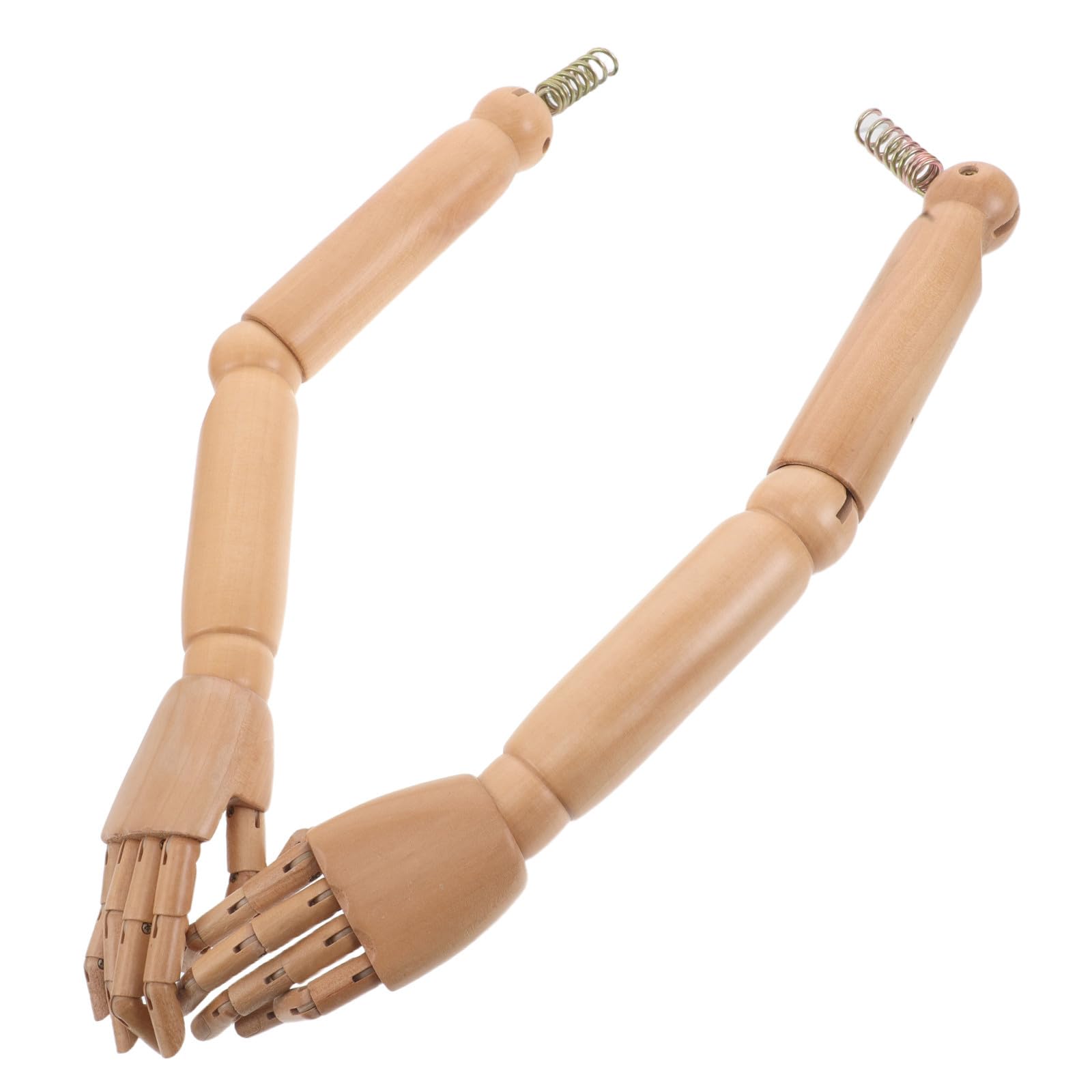 1 Paire de Bras de Mannequin en Bois avec articulations Mobiles, pour présentation d’Accessoires et scénarios de Jeu de rôle, destiné aux Adultes et Enfants, Couleur Marron Clair