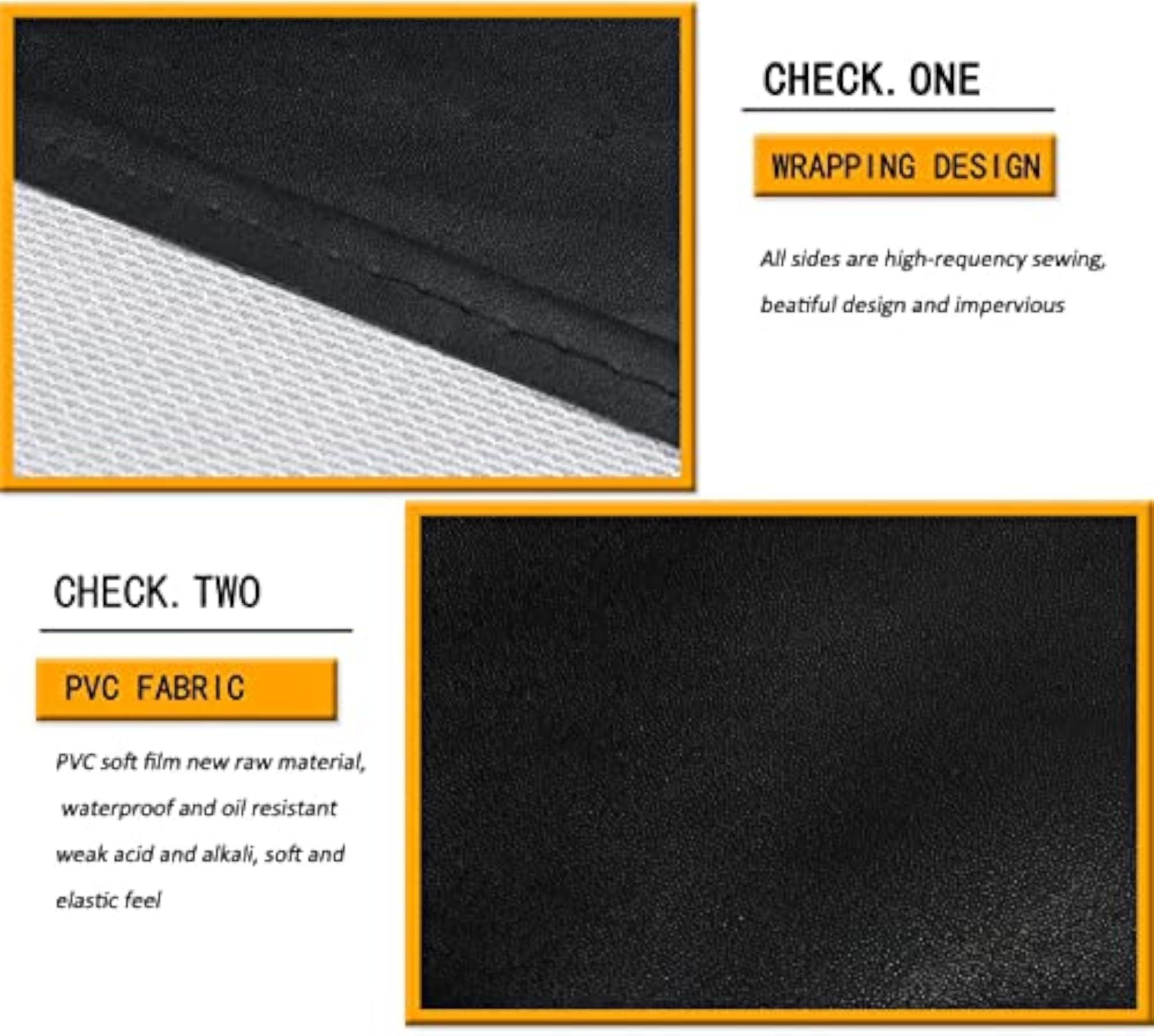2 Pack PVC Waterproof & Dustproof Apron For Dishwashing