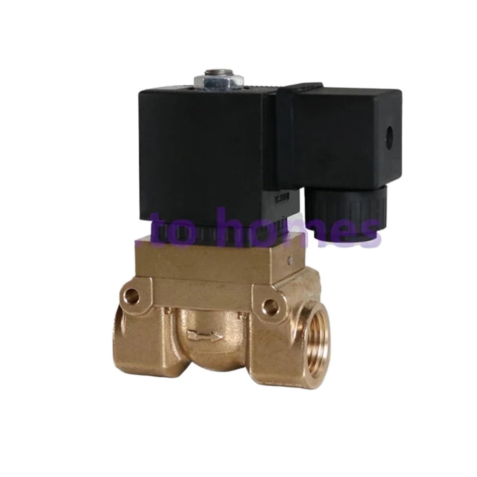 Válvula Solenoide de Alta presión y Alta Temperatura, 50bar, 1/2 BSP, 24V CC, AC220, Orificio de 12mm, válvula piloto de latón NC 5404-04(110)