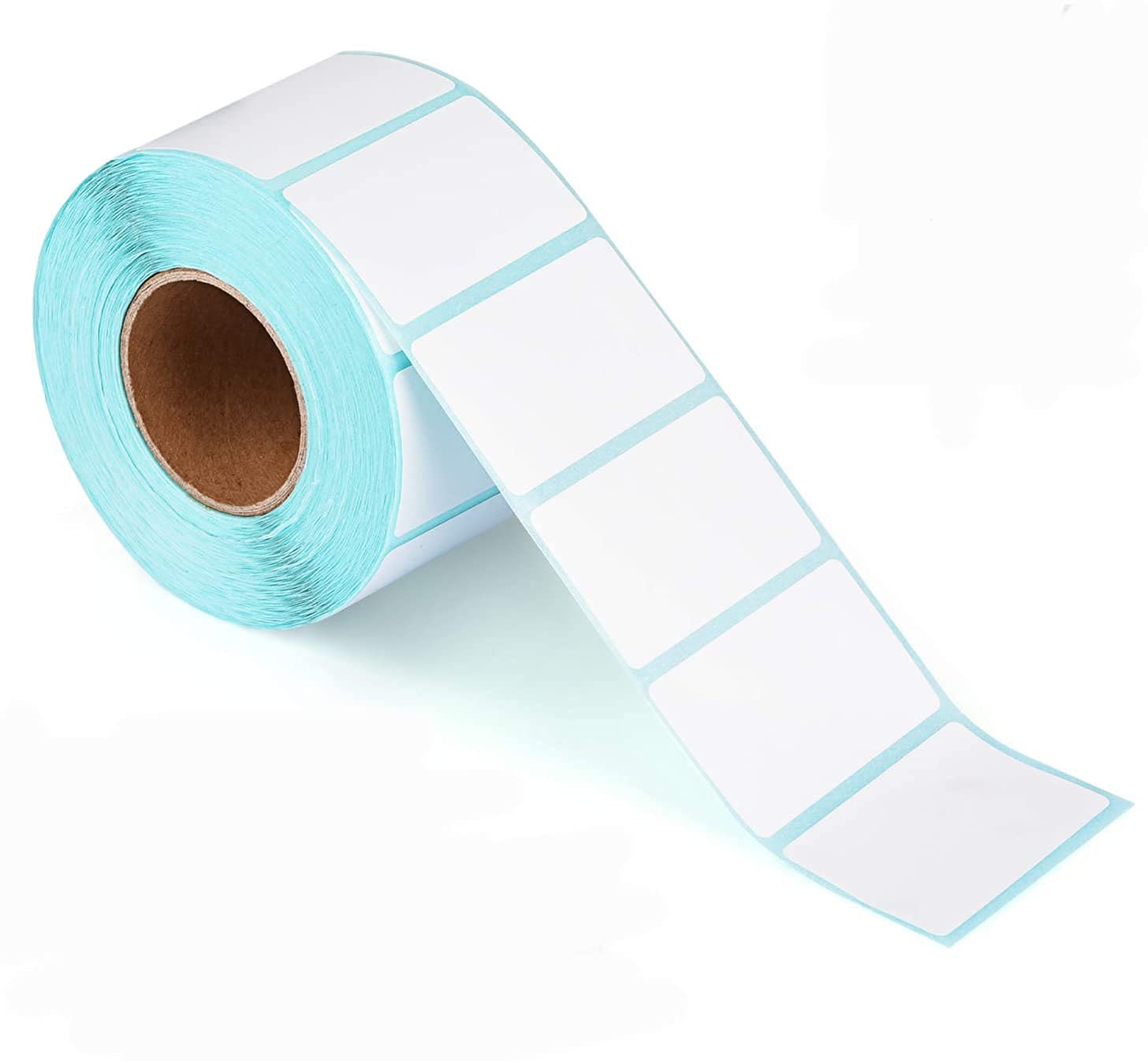 Self Adhesive Label Sticker Address Labels Blank Roll Office Kitchen White Food Labels for Catering Food Jars Sticky Stickers for Office Kitchen Printer (1000Pcs, 50 * 30mm)