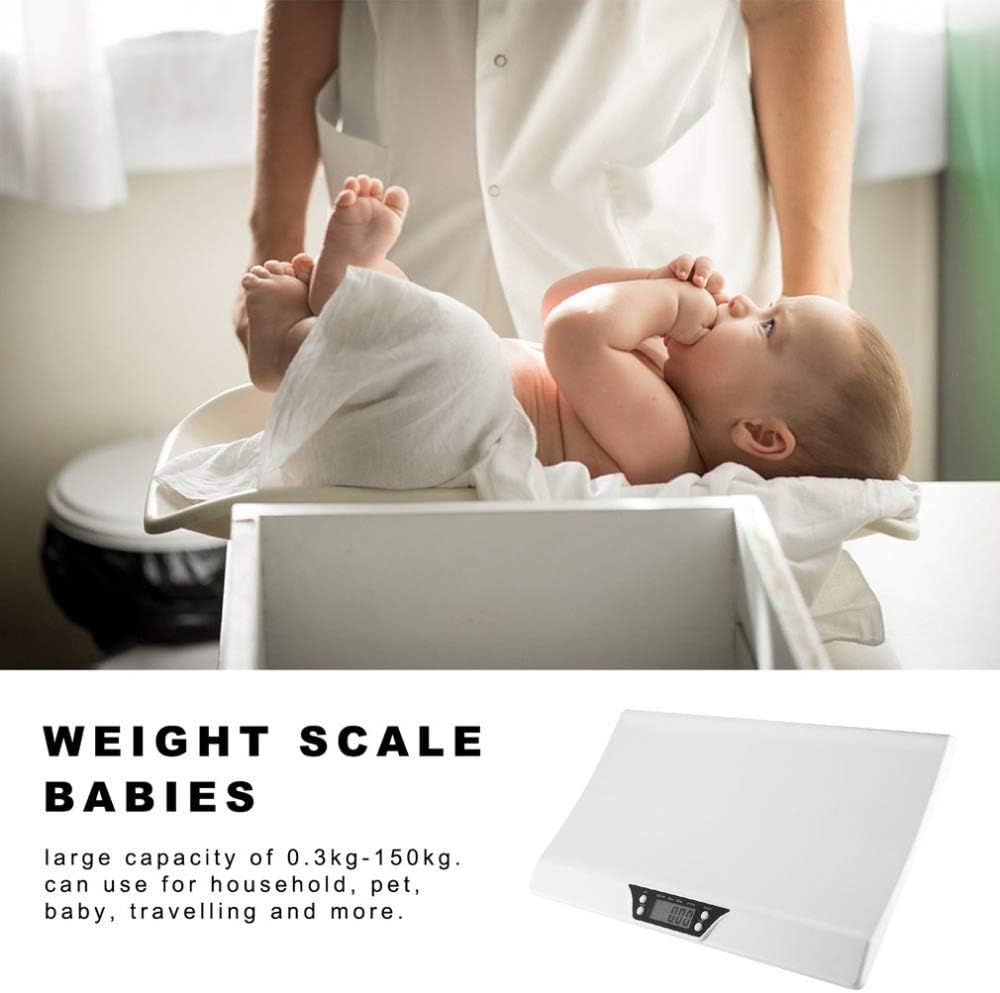 LCD Digital Electronic Stable Scale Baby Weighting Scale 20Kg Mini Multifunction Low Alarm Kids Pet Body Weight Meter Accurate Measurement