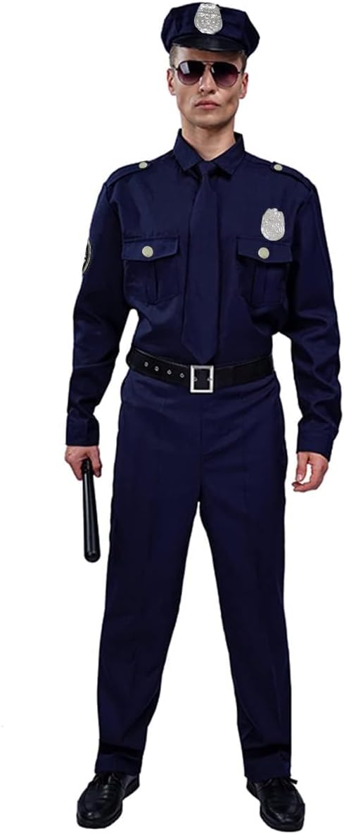 Adult Police Uniform Costume for men