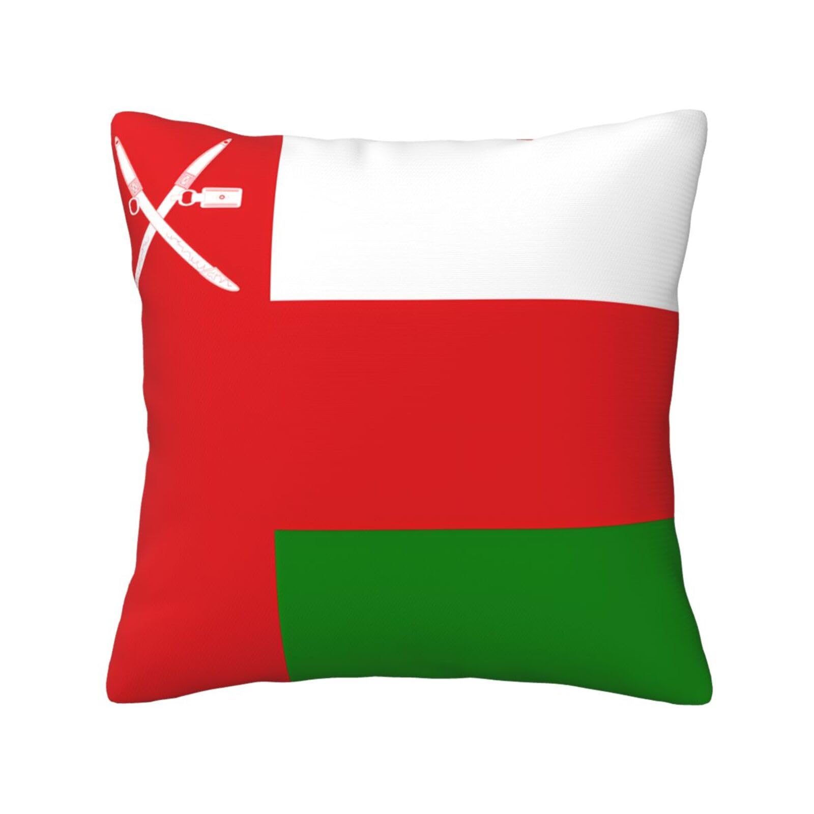 SXZVVBN Flag of OmanDecorative Square Sofa Cushion Covers