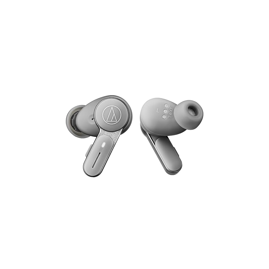 Amazon.com: Audio-Technica ATH-TWX7GY Wireless Earbuds, Grey
