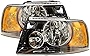 For Ford Expedition Headlight 2003 2004 2005 2006 Driver and Passenger Side Headlamp Assembly Replacement