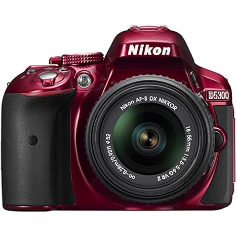 Nikon D5300 24.2 MP CMOS DSLR Camera with 18-55mm Lens Cover