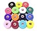Mueller Underwrap - PreWrap for Athletic Tape/Taping/Head/Hair Bands - Rainbow Assorted Colors - 12/PACK