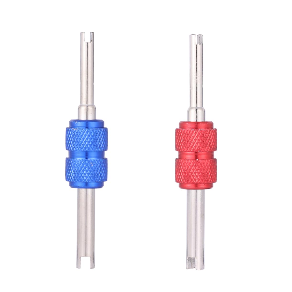 Cabilock 2Pcs Valve Core Removal Tool Durable Tire Stem Installer Repair Tool Red Blue for Trucks Motorcycles Bicycles Atvs