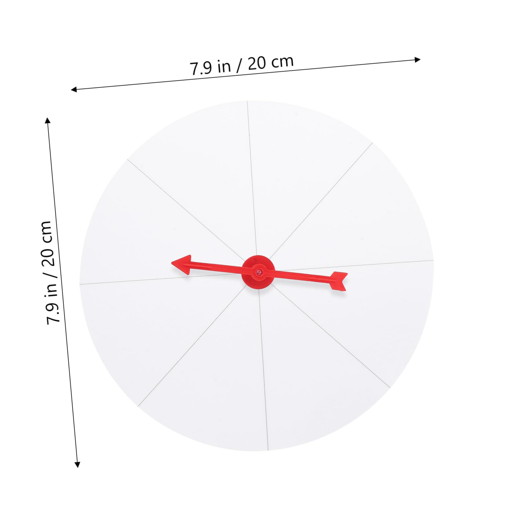 KOMBIUDA DIY Game Prize Wheel Compact Spinner for Parties Trade Shows Carnivals Fun Raffle Game with Slots Lightweight Easy to Carry for All Ages