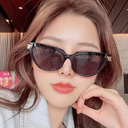 UV Anti-UV Sunglasses Retro Oval Sunglasses2