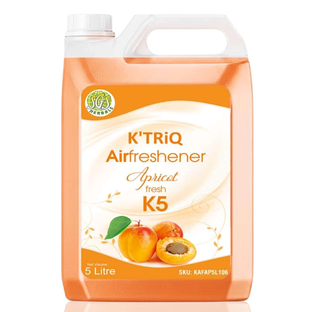 Air Freshener | Apricot Fragrance | Ultra Fresh Room Freshener for Home | Air Freshener for Bathroom | Air Fresheners 5 Litre, Can Pack of 1 | Long-Lasting Air Fresheners Spray for Daily Use.