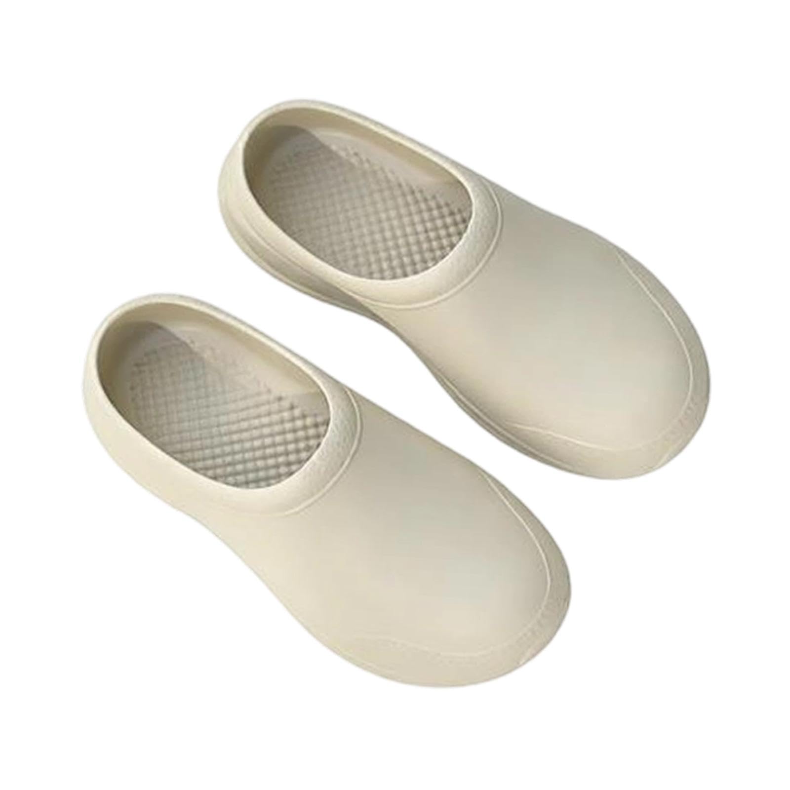 STYLEHEAVEN Work Shoes Lightweight EVA Footwear Work Clogs for Food Service Nurse Adults 44 to 45 Beige|Clothing Shoes & Accessories | Womens Shoes | Occupational-picture-22