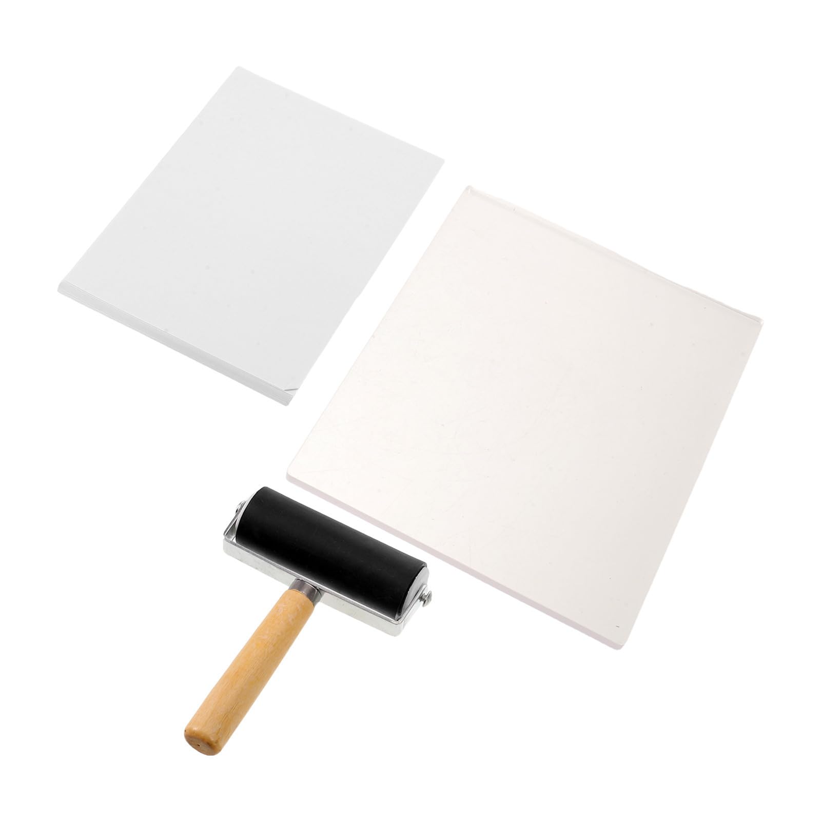 Rodillo para Impresión con Placa de Gel Reutilizable para Manualidades DIY