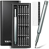 精密ドライバーセット 24種ビット ペン型ドライバー 磁気マット付き CR-V 精鋼ビット トルクス プラス マイナス 六角 Y字 三角 U型 特殊ネジ対応 修理工具 スマホ PC 時計 カメラ DIY 分解キット