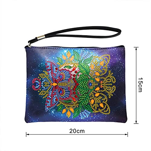 Scre DIY schilderij handtas met ketting diamant kunst lederen portemonnee portemonnee diamant doe-het-zelf schilderij… - Image 5