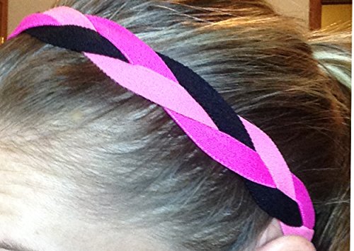 It's Ridic! No Slip Grip/Non-Slip Sports/Athletic Nylon Triple Braided Sports Headband
