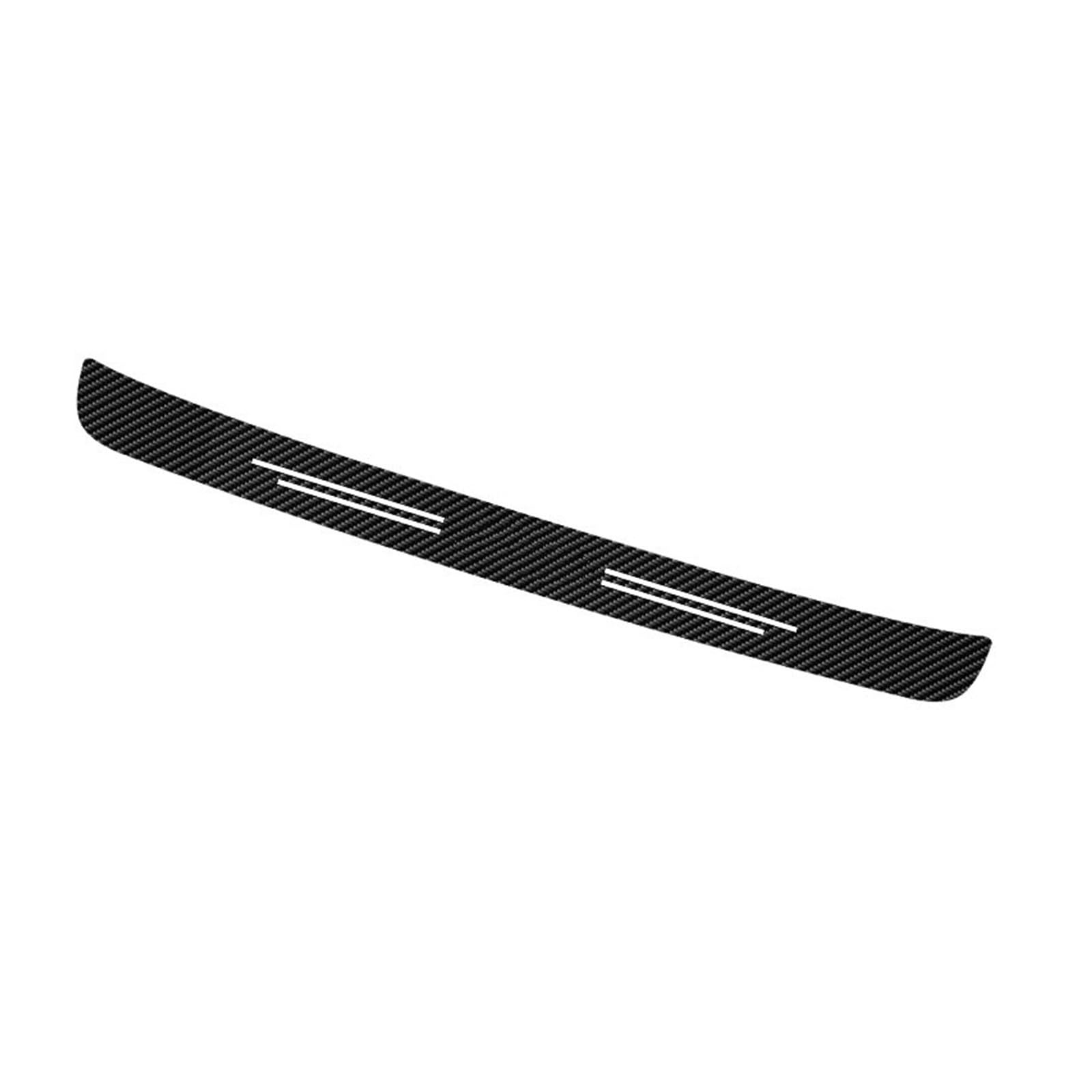 Tira Protectora de Parachoques Adhesivo Protector de Fibra Carbono para el Maletero del Coche, para Parachoques Trasero para Peugeot 308