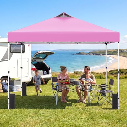 Image of Tangkula 10 x10 Ft Pop Up Canopy with Center Lock