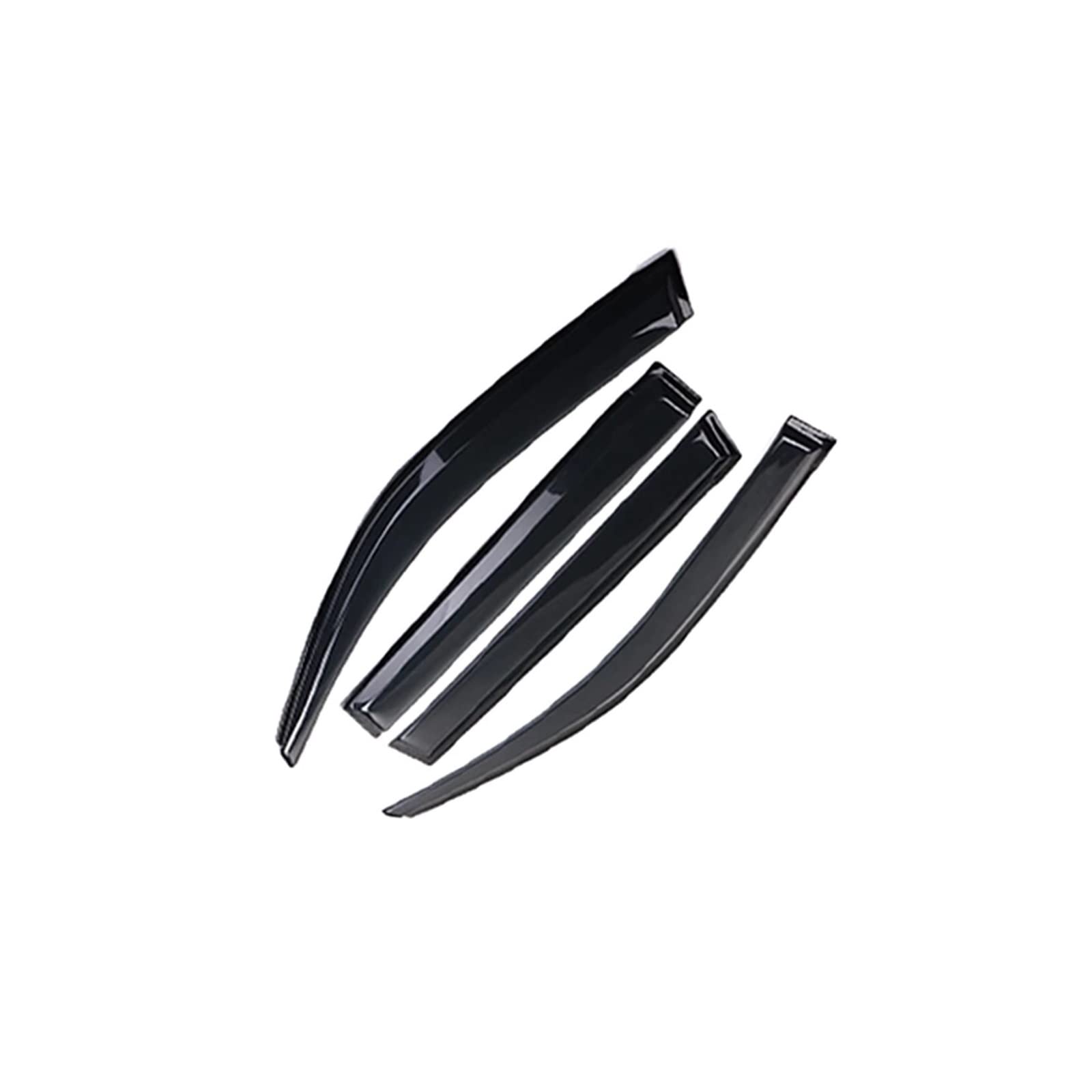 Windshield Compatible with Land Cruiser FJ80 80 J80 LC80 4500 Compatible with Lexus LX 450 1991~1997 Accessories 4X Deflectors Car Window Visor Rain Eyebrow(Black)