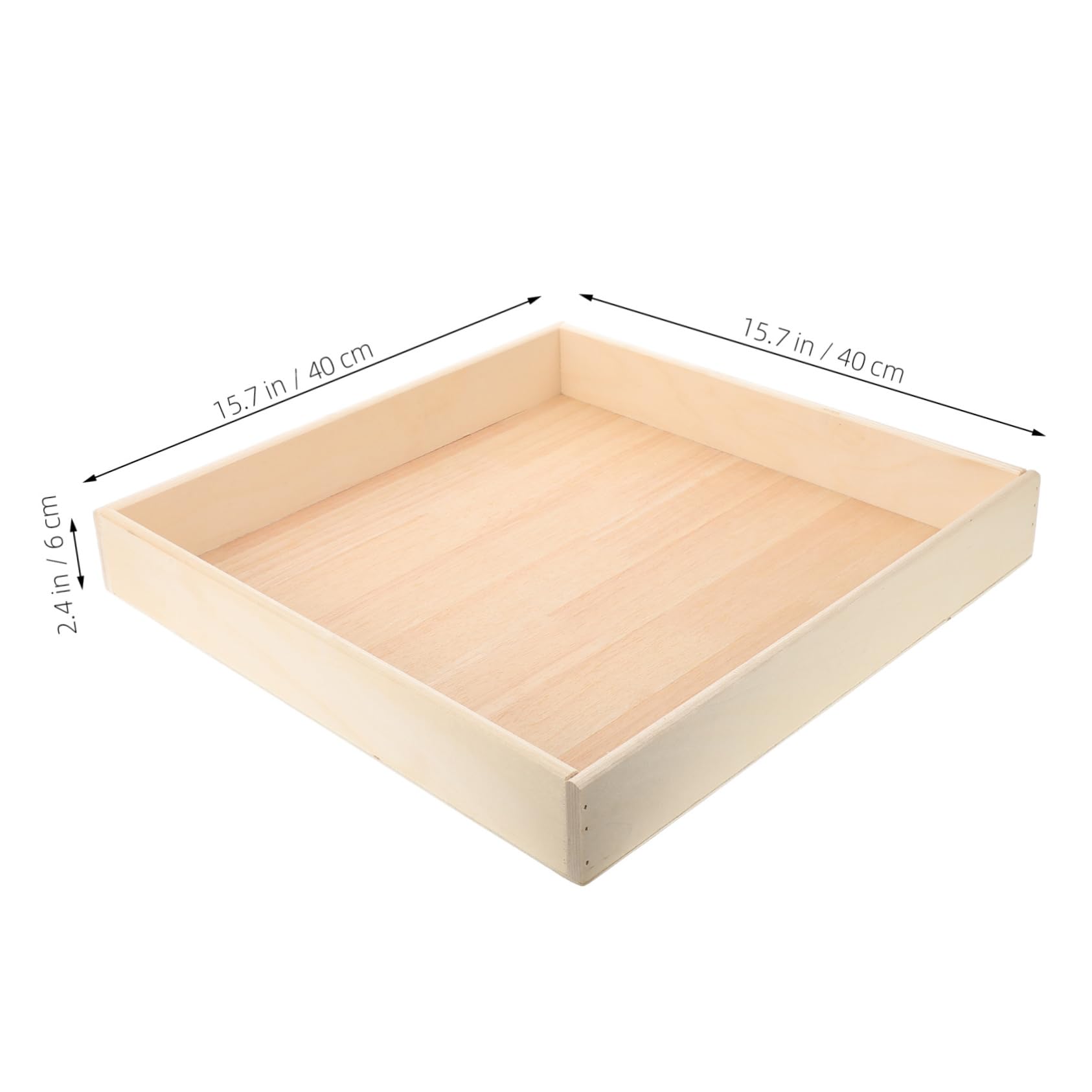 Yardwe Wooden Sandbox Portable Sand Tray for Indoor Outdoor Fun Plaything for Engaging Design for Creative Activities Compact