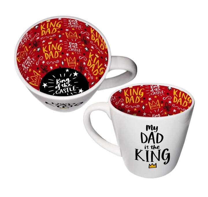 WPL Gifts Inside Out My Dad is The King Mug with Gift Box - Image 2