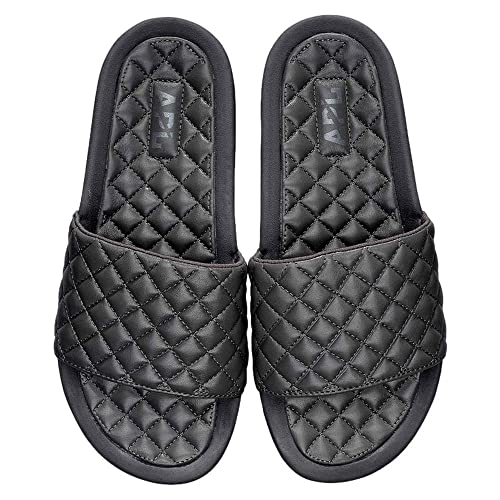 APL Athletic Propulsion Labs Men's Lusso Slide, Asteroid, 92