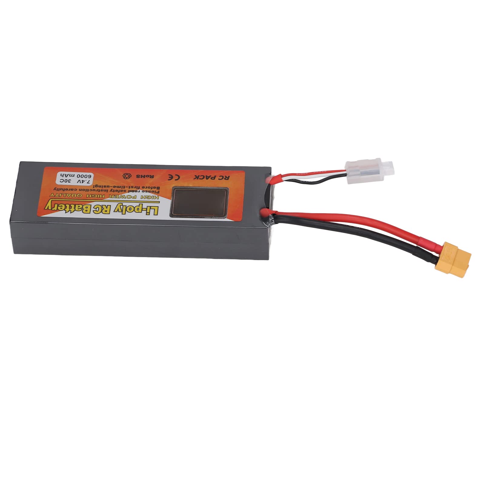 Batteria Lipo RC 7.4V 6000mAh 30C Alimentatore a spina 2S1P XT60 ad alte prestazioni per RC Racing Car Quadcopter FPV Drone