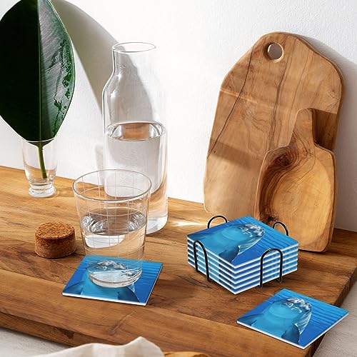 Dessous de verre antidérapants céramique liège dauphin table basse - 8